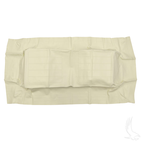 Ivory Yamaha G2/G9 seat bottom cover by Redhawk, showing the fabric and stitching details for replacement or upholstery.