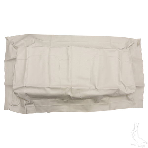 Redhawk stone seat bottom cover for Yamaha Drive2 Drive 07+ golf cart, showing textured fabric and secure fit design.