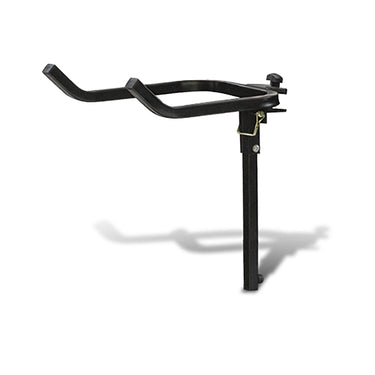 Redhawk DoubleTake Chair Holder rear seat kit installed in vehicle, designed to securely hold chairs for easy transport.