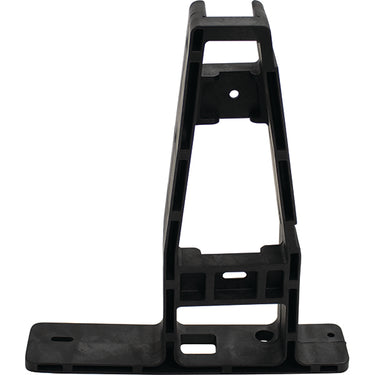 Redhawk DoubleTake Max 5/Max 5+/Max 6 seat post in plastic, driver side for Club Car Precedent 04+ golf carts, shown from the side.