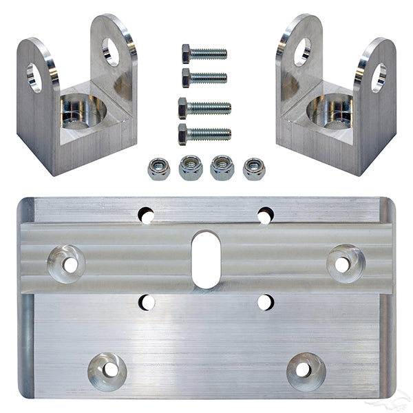 Redhawk Club Car 97+ wheel offset plate showing the metal plate with mounting holes for vehicle installation.