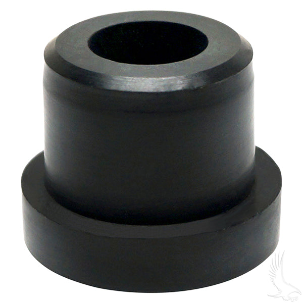 Redhawk bushing for lower A plate on Club Car Tempo, Precedent, and DS 76+ golf carts, shown in the image.