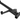 John Deere AM141132 genuine replacement arm for lawn equipment, showing the sturdy metal component with attached joints.