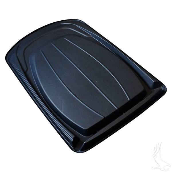 Redhawk RHOX 70-inch black top for Yamaha Drive2, Drive electric scooter, showing a sleek, durable scooter accessory.