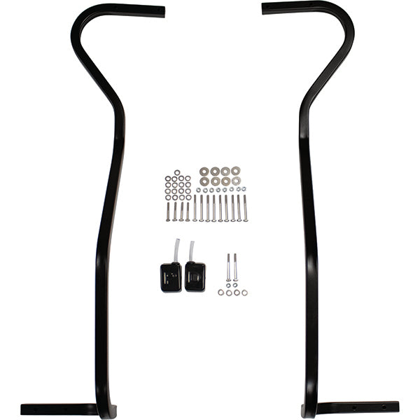 Redhawk DoubleTake Top Rear Strut Kit for Yamaha Drive2 Brute Cargo Bed to Short Factory Top, model DT6132, installed on vehicle.