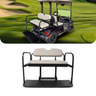 Yamaha Drive Stone golf cart rear flip seat kit by Rainier Parts, durable for golfers, showing the sturdy seat and mounting hardware.
