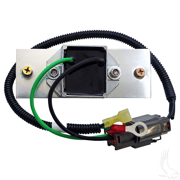 Redhawk voltage reducer converts 16-18V to 12V, 15 Amp power supply for electronic devices, featuring compact design and durable build.