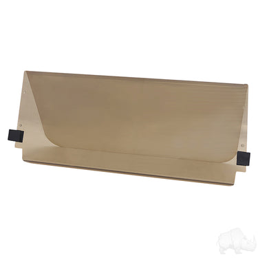 Tinted 2-piece windshield for Yamaha G22 golf cart, model WIN-1017, manufactured by Redhawk, showing the clear, tinted glass panels.