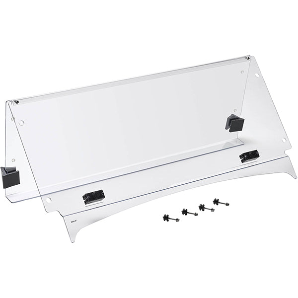 Windshield, Impact Modified Clear 2 Piece, Yamaha Drive2