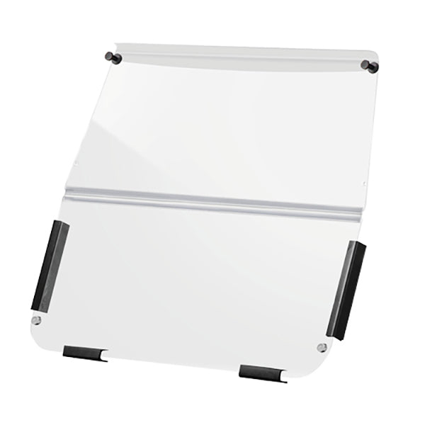 Redhawk DoubleTake AS5 Windshield with magnetic catch on Yamaha Drive2, clear acrylic, factory and Phoenix body components.