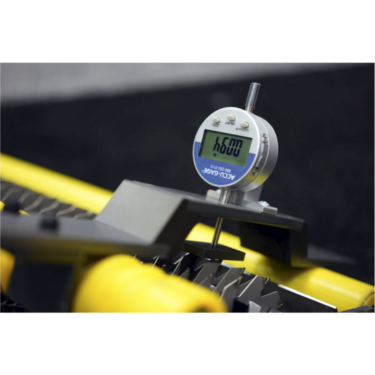 AccuProducts Gage Guard protecting precision gauges used by metrology professionals for accurate measurement safety.