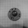 Aerway 10033184 round base RAM mount for lawn mowers, durable 1-inch mounting base, designed for professional use.