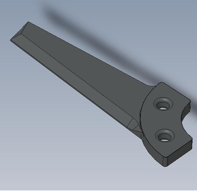 Aerway XE-65284 sports tine replacement part for Aerway lawn aeration equipment, showing a close-up of the tine only.