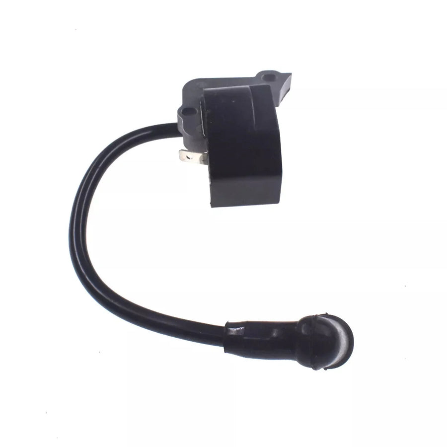Rainier Parts ignition coil for Stihl FS38, FS45, FS55 brushcutter, model no 1308, showing the coil component on a white background.