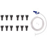 Battery Watering Technologies K1200B 12-cell kit for 6V US batteries, including Crown, Trojan, and Deka batteries, for efficient maintenance.