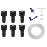 Battery Watering Technologies K600B-GLFBCTB Battery Watering Kit with VB-TBU valve for 6-cell batteries, used for maintenance and fluid management.