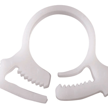Battery Watering Technologies crimp hose clamp securing battery hoses and tubing for leak-free, durable connections in battery watering kits.