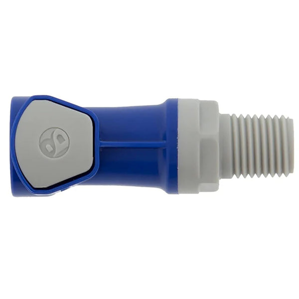 Battery Watering Technologies blue female connector for battery maintenance, 09FBLUT3, 1-4-6-35mm, durable and efficient.