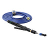 Gray Battery Watering Technologies DFHOSE STG hose with strainer for safe, mess-free battery maintenance by professionals.