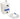 Battery Watering Technologies NT2000AFB 5-gallon gravity auto refill watering tank with blue industrial connector for battery maintenance.