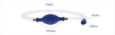Manual hand pump for low-profile battery watering systems by Battery Watering Technologies, durable and easy to use.