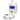 Battery Watering Technologies NT2000GN 5-gallon gravity feed delivery tank with blue connector for battery maintenance.