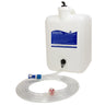 Battery Watering Technologies NT2000GN 5-gallon gravity feed delivery tank with blue connector for battery maintenance.