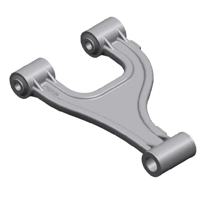 E-Z-GO A-Arm Assembly OEM 10005744 for golf carts, premium front suspension replacement part with metal arm and mounting points.