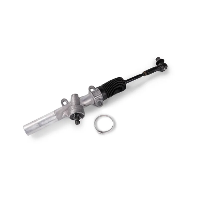 E-Z-GO OEM Steering Box Assembly for golf carts, premium replacement part with easy installation and durable construction.