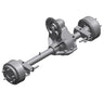 EZGO OEM Rear Axle Assembly 10023782G02 7 Inch Brake 48V for Golf Carts Premium Replacement Part - Rainier Parts