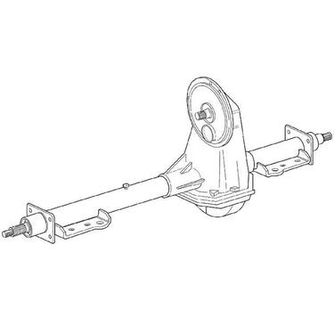 EZ-GO Rear Axle 10044525 OEM 16.99 To 1 AC Direct OEM Replacement for Golf Carts