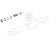 E-Z-GO Input Gear Kit 601069 for 36V Titan Axle Golf Carts transmission upgrade, includes axle gear components.