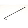 E-Z-GO 602896 OEM rod hold-down battery mount securing golf cart RXV battery with durable, secure fit in black metal.