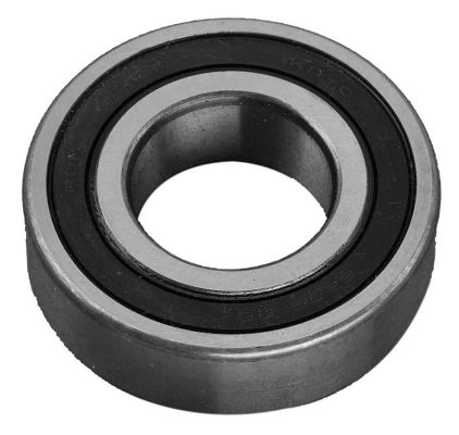 E-Z-GO OEM 73120G07 bearing for advance motor in golf carts, high-quality replacement part showing the bearing close-up.