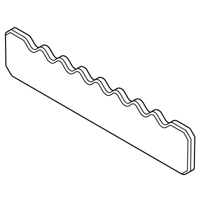E-Z-GO Bed Divider Kit OEM 652657 in durable plastic for golf carts, featuring a cargo barrier for utility vehicles.