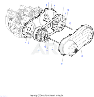 E-Z-GO OEM Belt 73965G01, high-performance replacement drive belt for ST 4x4 vehicles, durable and premium quality.