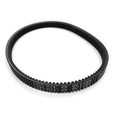 E-Z-GO CVT belt for golf carts, OEM grade transmission belt, black rubber belt with E-Z-GO branding visible.