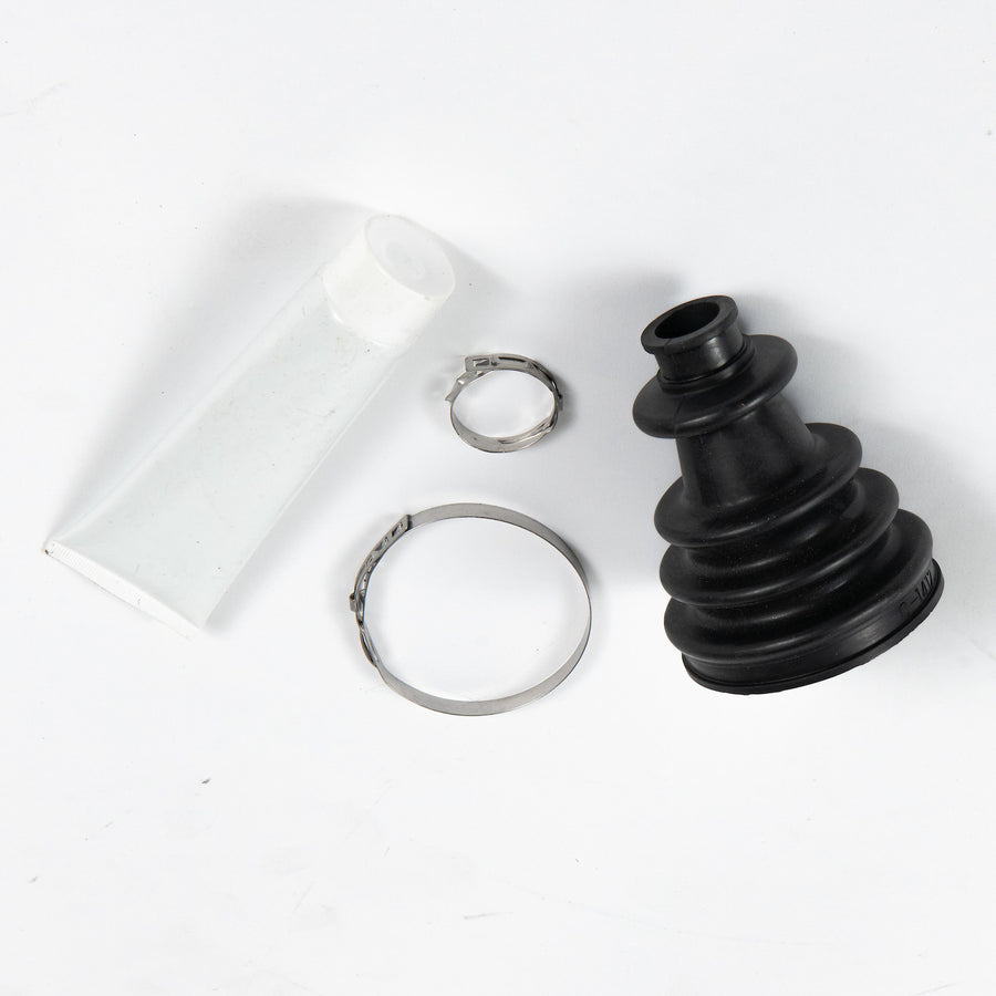 E-Z-GO Boot Repair Kit with grease for front suspension, ideal for golf carts maintenance, includes essential replacement parts.