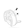 Brake Assembly OEM E-Z-GO Left Hand Service 7 by 1.75 Inches Direct Fit For Golf Carts 644398 - Rainier Parts