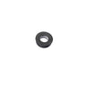 E-Z-GO OEM Bushing 28569G01 for golf cart steering column replacement, black rubber bushing on a white background.