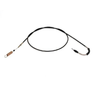 E-Z-GO accelerator cable 608608 for golf carts, high-quality OEM replacement part with cable connectors and durable construction.