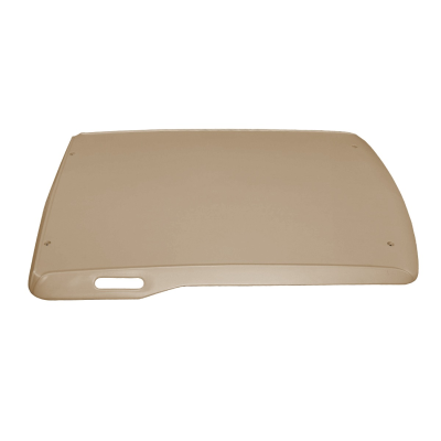E-Z-GO Canopy OEM 608198 in Stone Beige for golf carts, weatherproof and durable top for fleet use.