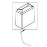 E-Z-GO OEM Seat Back Tube Cap 697694 For Golf Carts Replacement Hardware Durable Long Lasting Fit - Rainier Parts