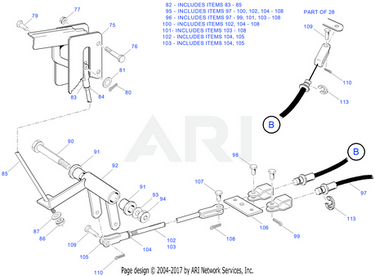 EZGO Clevis Pin 14443G1 OEM For Golf Carts