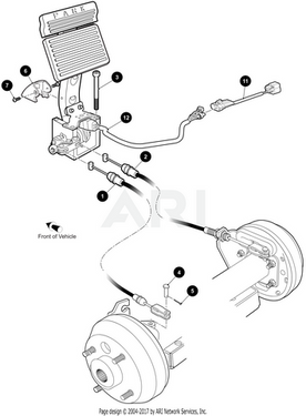E-Z-GO OEM Brake Pedal Cover 605688 Premium Replacement For Golf Carts Easy Install Durable Shield - Rainier Parts