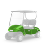 EZGO OEM Cowl Monster Green 619730G069 for Golf Carts - Rainier Parts