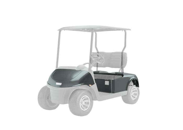 EZGO OEM Premium Metallic Charcoal Cowl 645759G0031 For Golf Carts Replacement Panel - Rainier Parts