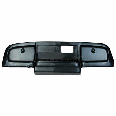 E-Z-GO OEM PF11379 carbon fiber dash cover for TXT golf carts, fits 1994 and up models, enhances interior style and protection.