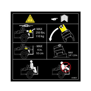 EZ-GO OEM Bed Decal 610631 Premium UV Resistant Vinyl For Golf Carts Replacement