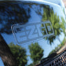 E-Z-GO OEM Black Out Decal 695406 8.75x3.25 Premium Vinyl For Golf Cart Exterior Weather Resistant - Rainier Parts